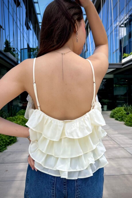 Blusa Aitana Amarillo manteca