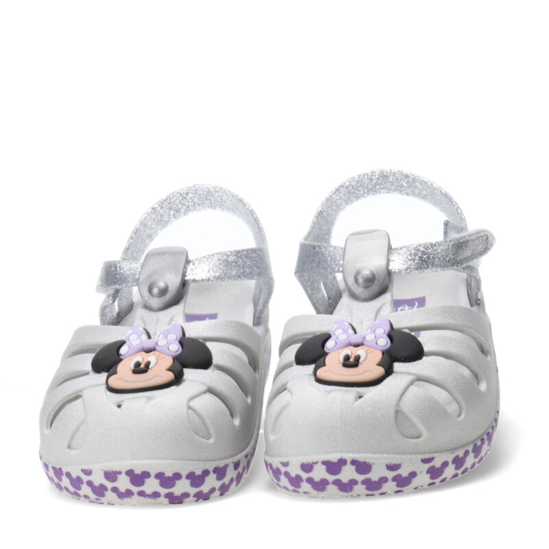 Sandalia de Niños Disney Magic Sand Minnie Gris - Violeta