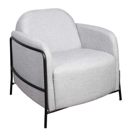 BUTACA TELA-Y-METAL GRIS ASHLEY