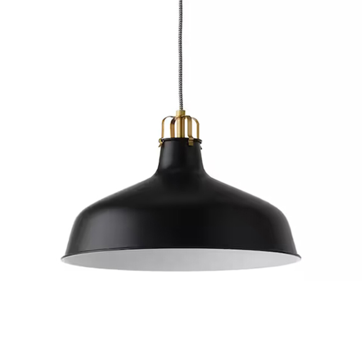 Lámpara Colgante Oxford G Negro ø 30 cm 