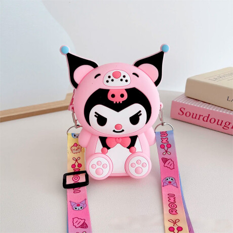 Cartera Infantil Kuromi Rosa