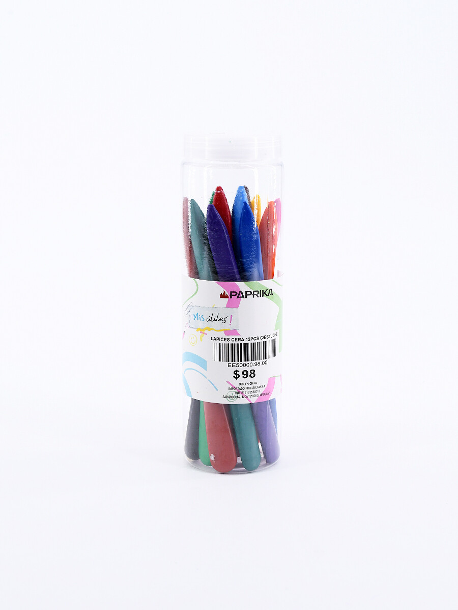 LAPICES DE CERA CON ESTUCHE - 4 O + 