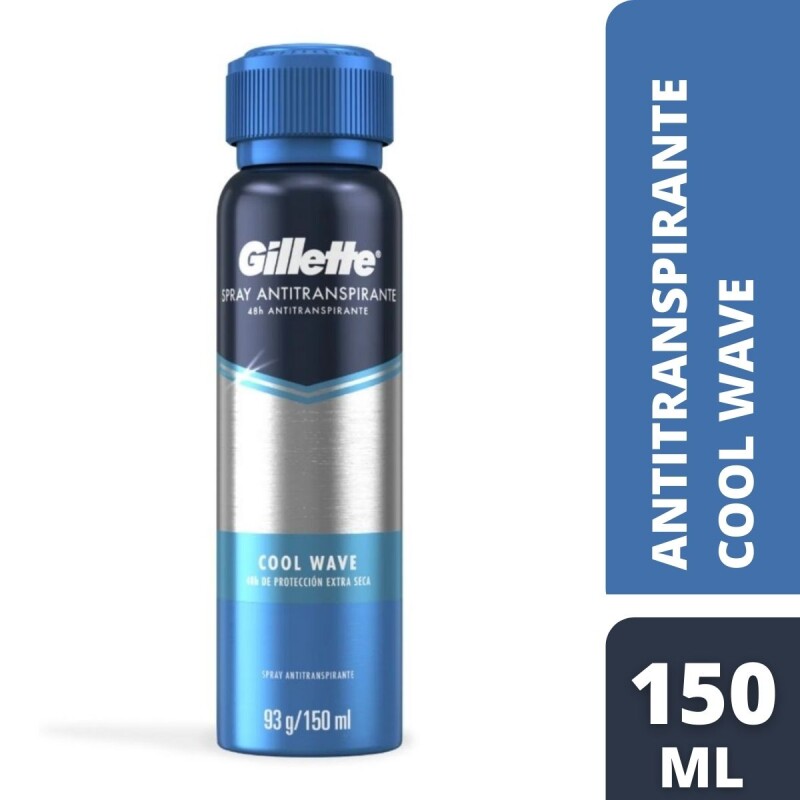 Desodorante Gillette Aerosol Cool Wave X1 150 ML