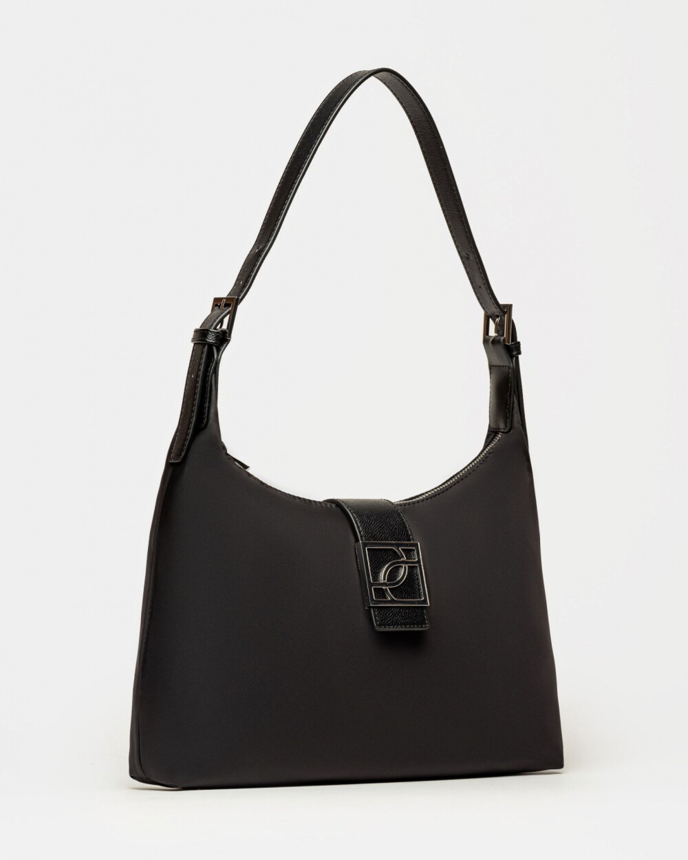 Bolso Signature en nylon Negro