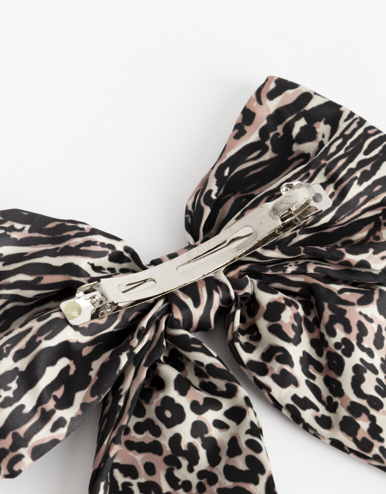 Hebillas Francesas Moño Hebilla Francesa Moño Animal Print - Estampado Animal Print