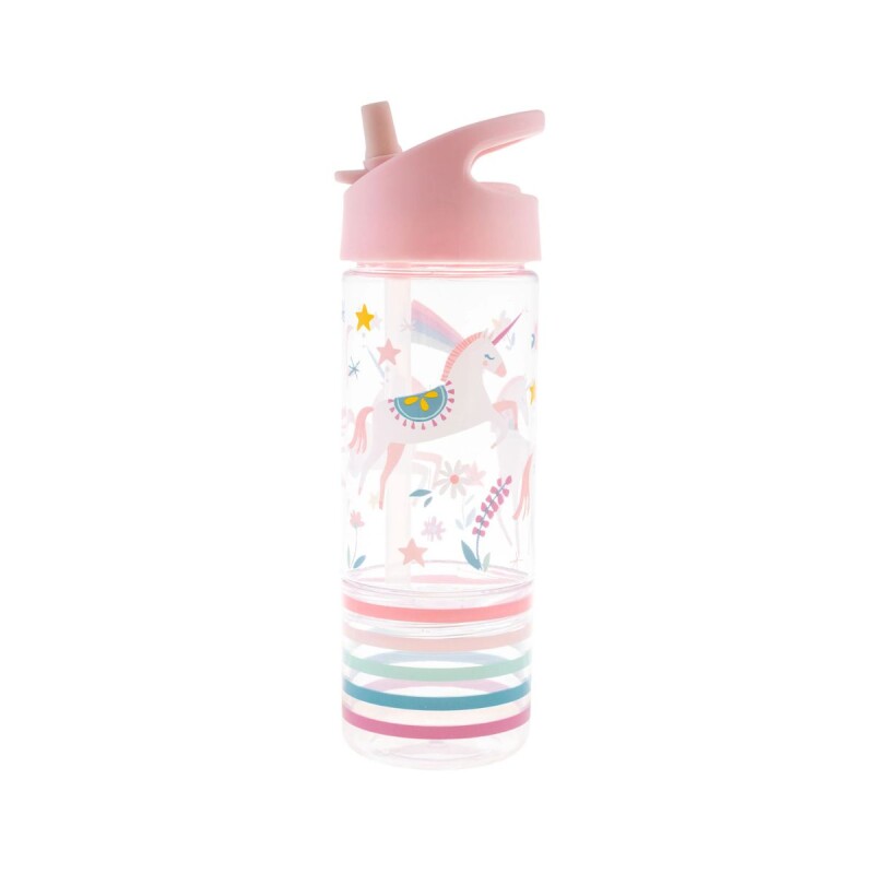 Botella c/pico + snack pack Unicornio