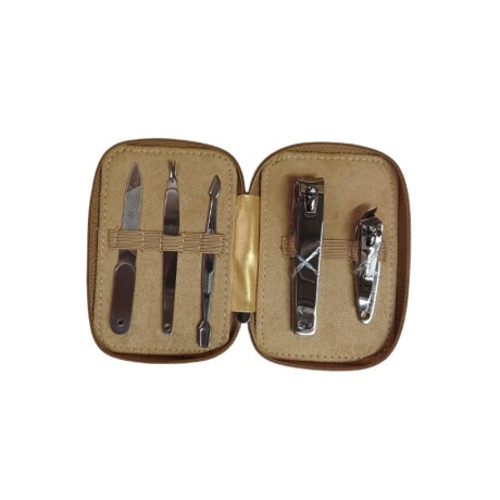 Set manicuría 5pcs dorado