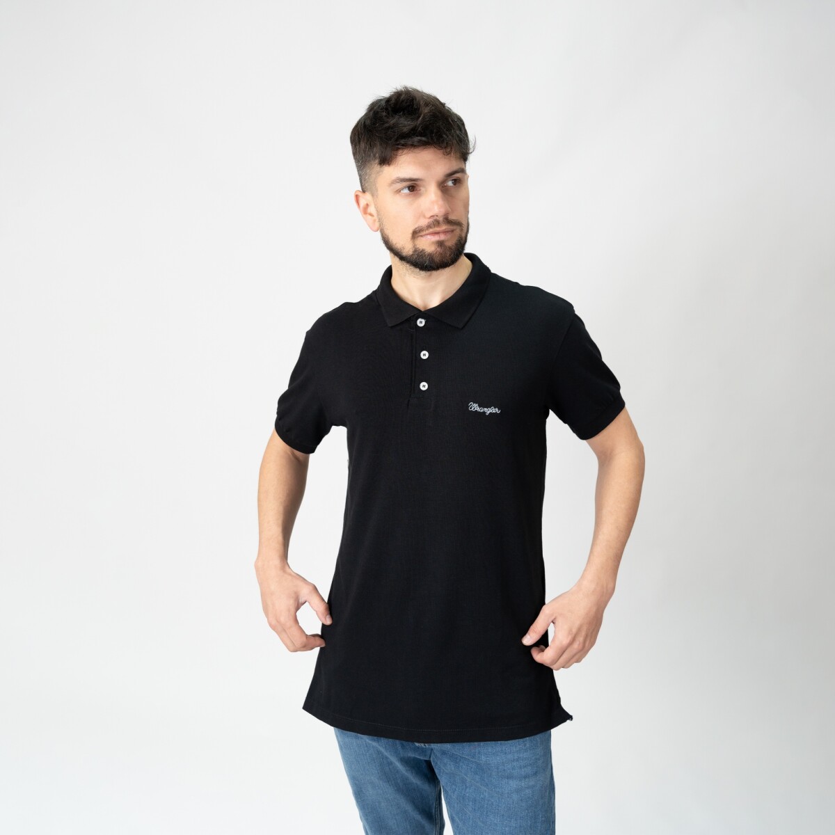 Remera Wrangler de Hombre - POLO T-SHIRT - WM9051URPR - Sin color 