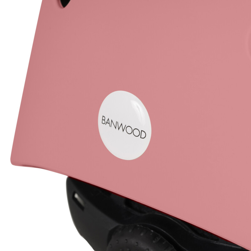BW-HELMET-ECO Casco Para Niños Eco Banwood - Raspberry Talle S