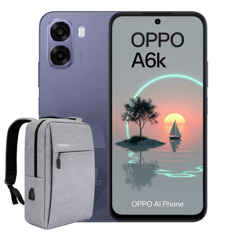 Oppo A6k 8(4+4)gb 256gb 4g CEL OPPO A6K 4GB 256GB VIOLETA