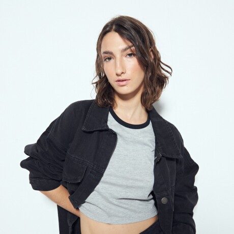 REMERA LAGUNARIA Gris Claro Melange