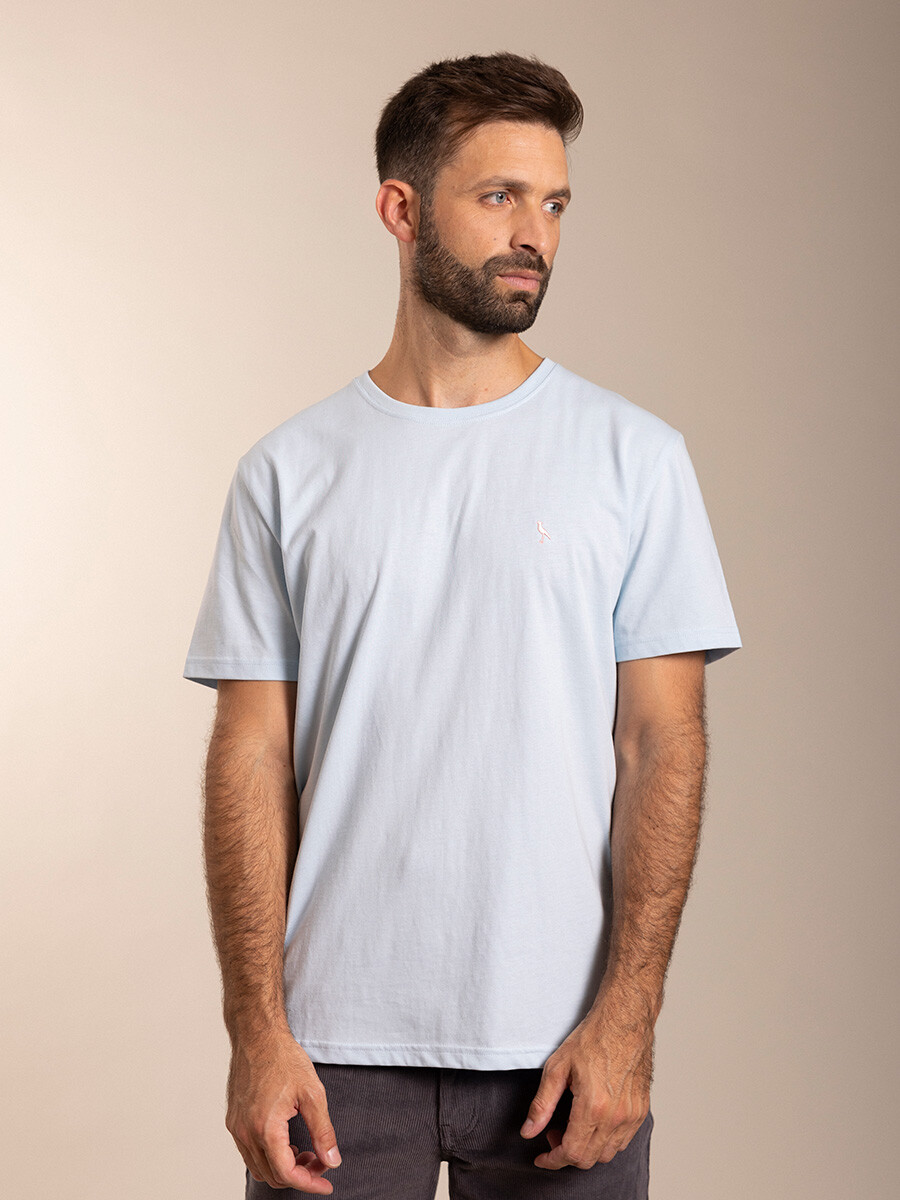 T-SHIRT GOLFO POLANCO - Celeste 