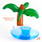 Inflable Posa Vaso Bebida Para Piscina Variedad Diseños 2 Palmera
