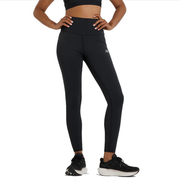 NB HARMONY HIGH RISE LEGGING 25 - NEW BALANCE NEGRO