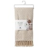 MANTA HILO BEIGE CL COMB 125X150CM Unica