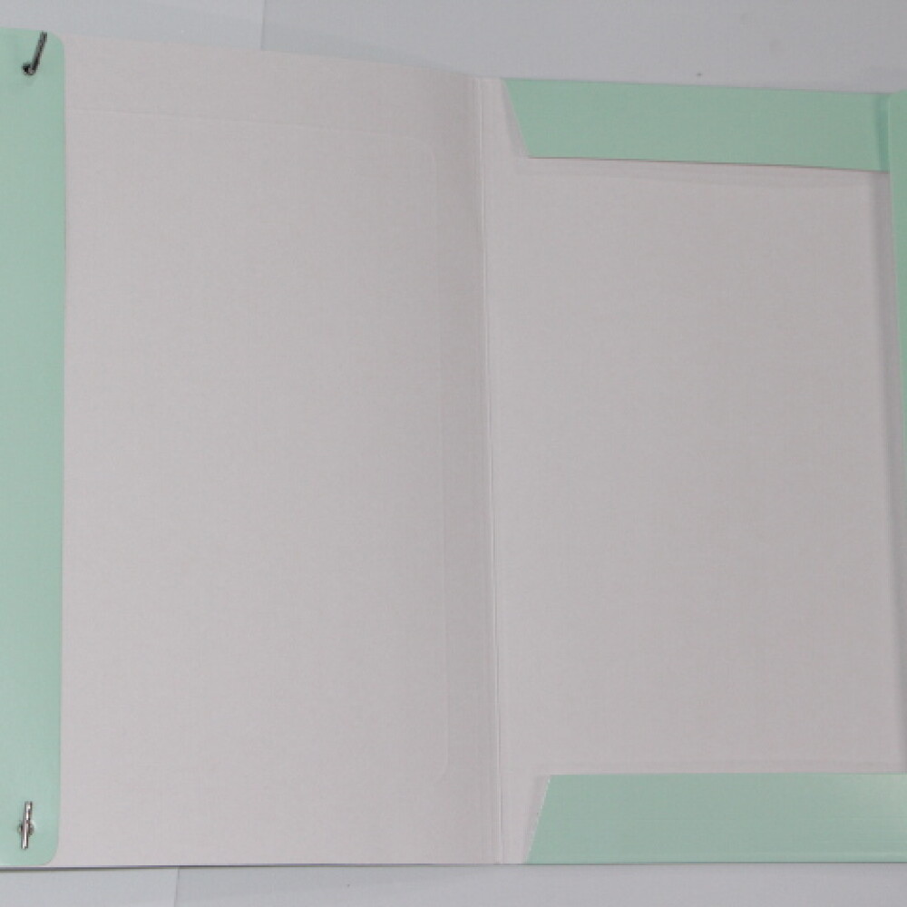 CARPETA DALI CON ELASTICO TAMAÑO OFICIO COLORES PASTELES COLOR VERDE