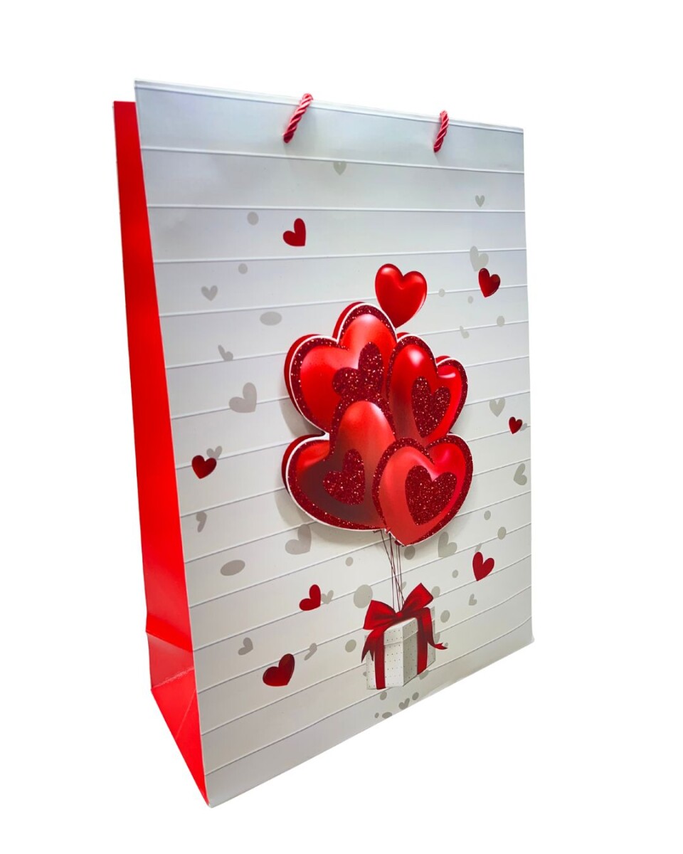 BOLSO DE REGALO CON DISEÑO 3D • 41,5x30cm 