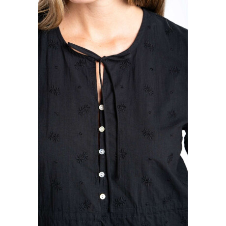 Blusa Broderie Negro