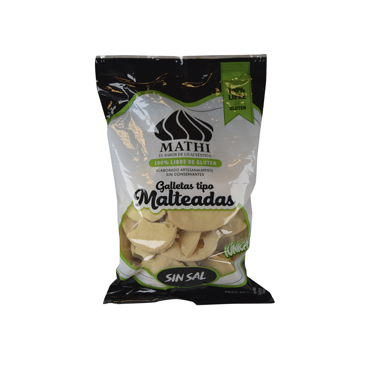 Galletas malteadas sin sal 200g Mathi 