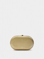 Clutch De Fiesta Ovalado dorado