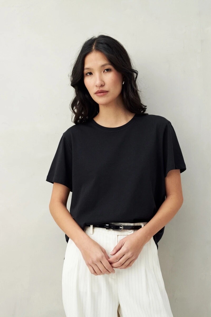 T-SHIRT D.CASSIN ORELIA - NEGRO 