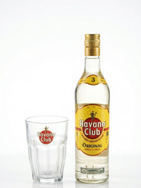 Ron Havana club Añejo 3 años + vaso Ron Havana club Añejo 3 años + vaso