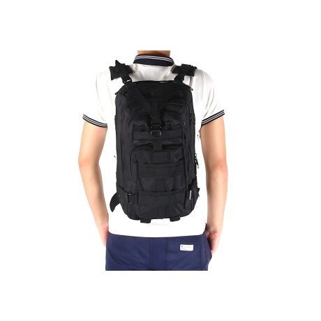 Mochila táctica 30 lts varios diseños Negro