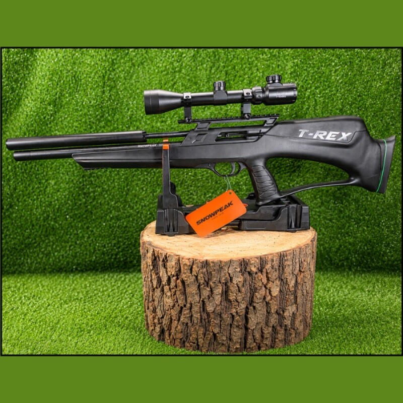 Rifle PCP T-rex Bullpup 6.35 mm + Mira + Inflador Rifle PCP T-rex Bullpup 6.35 mm + Mira + Inflador