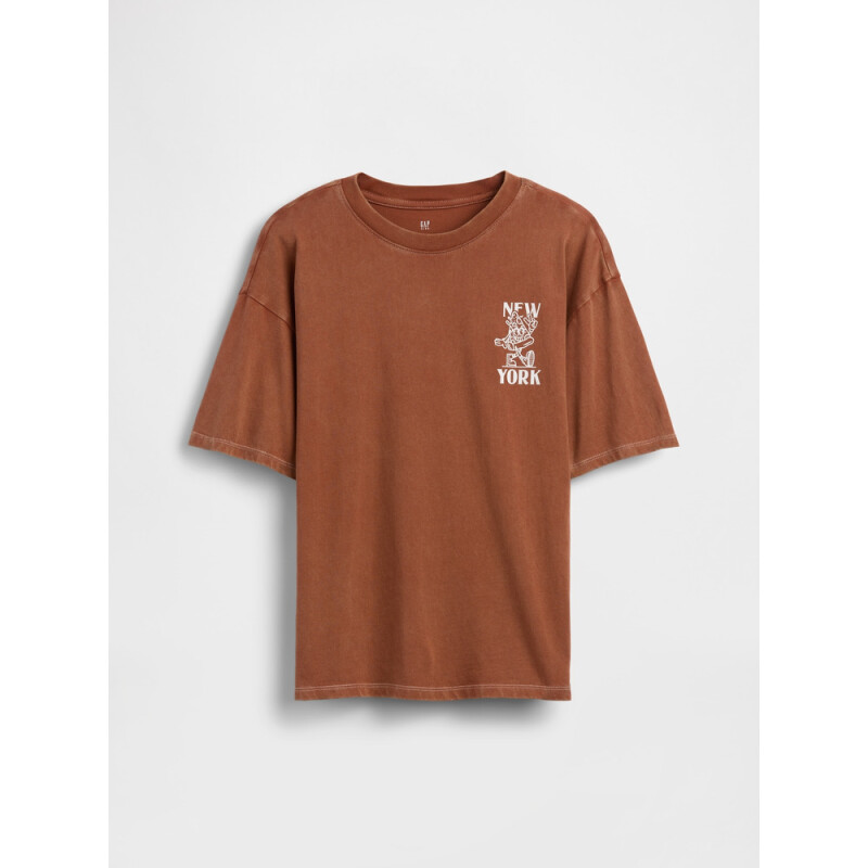 FEB SS GR TEE SADDLE