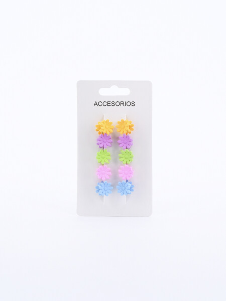 PINZAS PACK x 10 MULTICOLOR