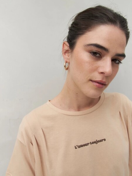 T-SHIRT D.CASSIN LIATRA BEIGE