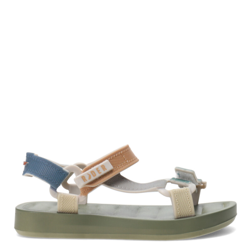 Sandalias Infantiles Rider Free Style II Verde - Beige
