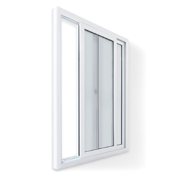 Ventana de PVC Blanco 120 X 100 Cm Corrediza Premium Ventana de PVC Blanco 120 X 100 Cm Corrediza Premium