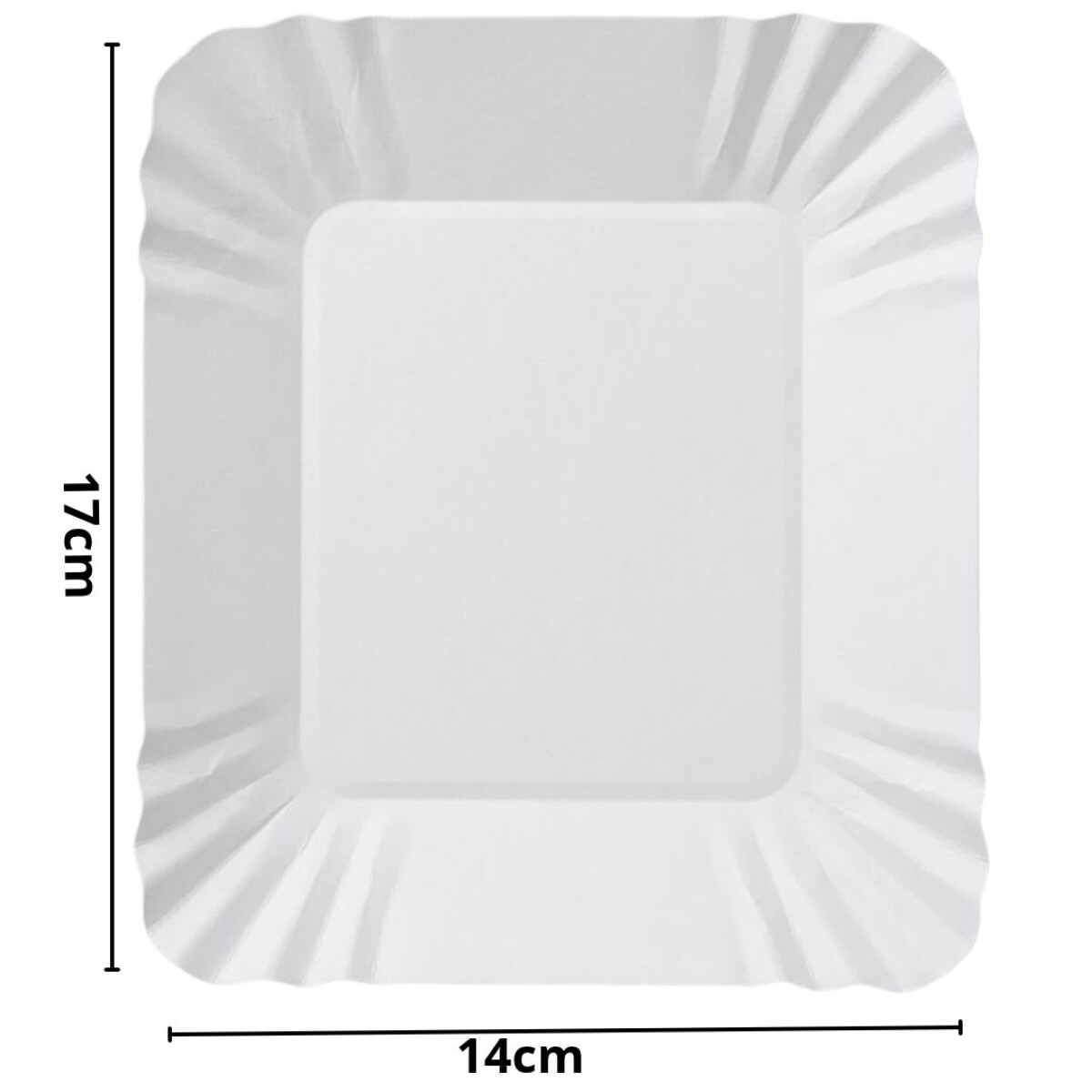 BANDEJA DE CARTÓN 50 UNI • 17x14cm 