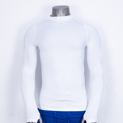 Remera Termica MM Futbol Hombre Blanco S/C