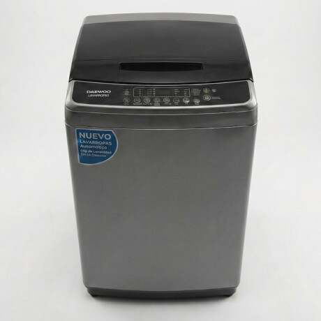 Lavarropas Daewoo Carga Superior | Display Digital | Capacidad 7kg | Color gris Lavarropas Daewoo Carga Superior | Display Digital | Capacidad 7kg | Color gris
