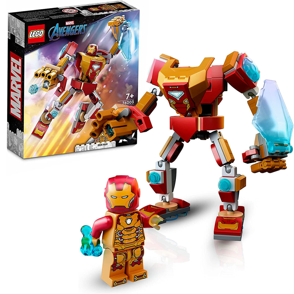 Lego Armadura Robótica 76202 Ironman 130 Piezas 