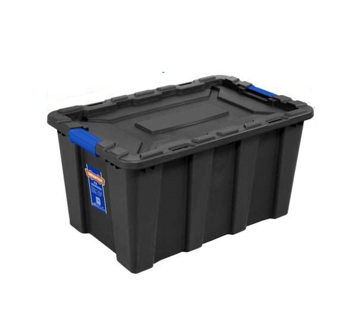 CAJA CONTENEDOR PLASTICO APILABLE NEGRO 100LT WADFOW WTB331B 