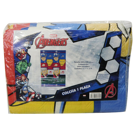 Colcha Infantil Avengers 1 Plaza Microfibra 001