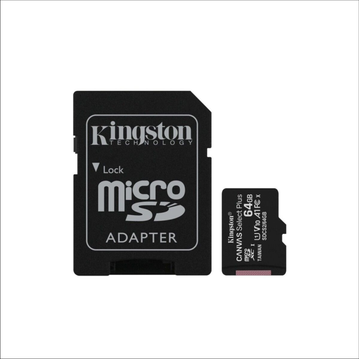 Memoria MicroSDXC Kingston SDCS2 64GB con adaptador Clase 10 