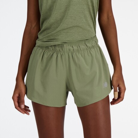 Short New Balance de Dama - RC SEAMLESS 3 INCH - WS41286DEK GREEN