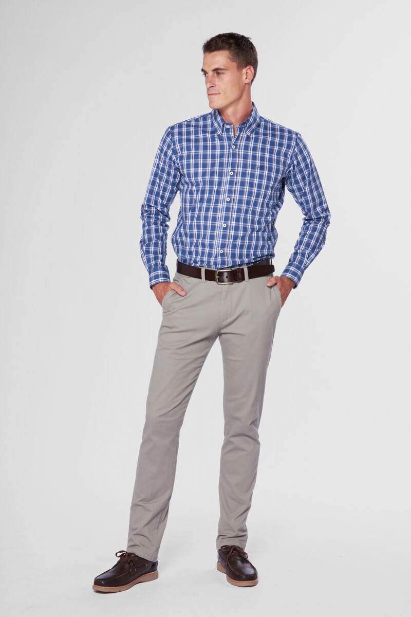 PANTALÓN SPANDEX SLIM FIT - Khaki 