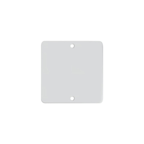 Tapa ciega 76x76mm blanca para caja Mini Reggio M30926