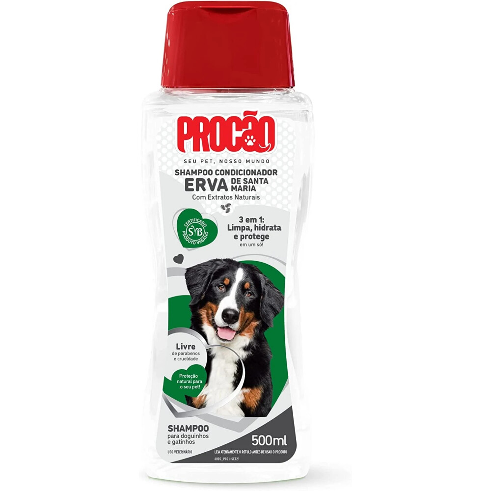 PROCAO SHAMPOO Y ACOND. HIERBA DE SANTA MARIA FRASCO DE 500 ML PROCAO SHAMPOO Y ACOND. HIERBA DE SANTA MARIA FRASCO DE 500 ML