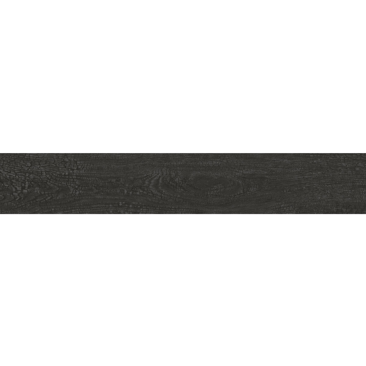 Porcelanato Para Piso Y Pared De 20X120 Negro Mate Maderado Rectificado 