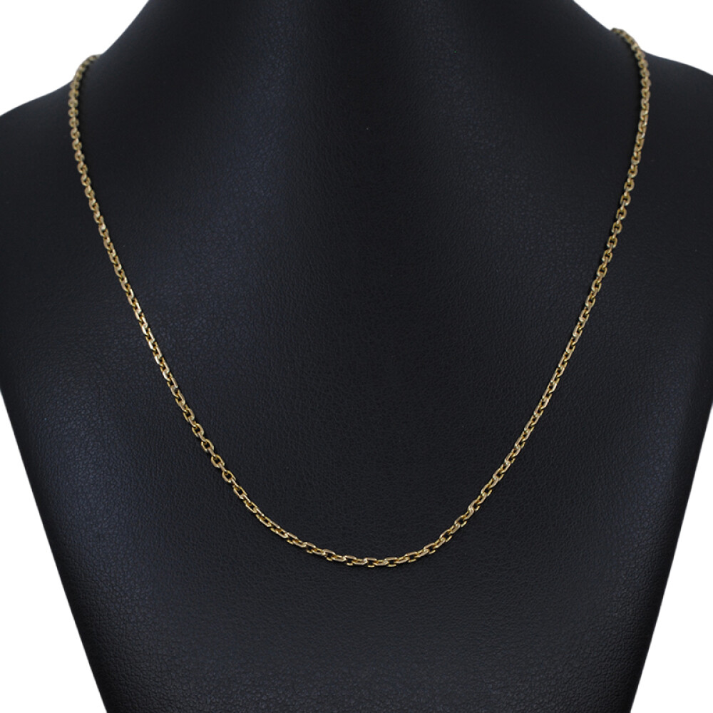 Cadena forcet en oro 18k amarillo. Largo 40 cm Cadena forcet en oro 18k amarillo. Largo 40 cm