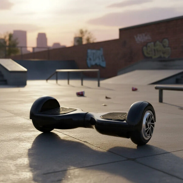 Skate Patineta Eléctrica 6.5" Rp600b Con Música + Luces Led SKATE 6.5 CON BLUETOOTH RP600B NEGRO