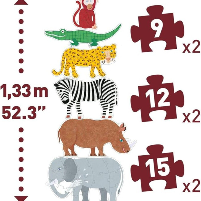 Puzzle Gigante Henry y Amigos Djeco Puzzle Gigante Henry y Amigos Djeco