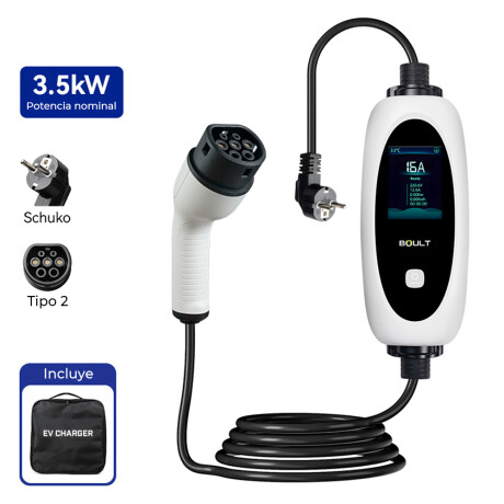 CARGADOR BATERIA - AUTO ELECTRICO 220V 3,5KW 16A TIPO 2 - CARGADOR BATERIA - AUTO ELECTRICO 220V 3,5KW 16A TIPO 2 -