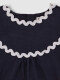 Camiseta Con Detalle De Ondas A Contraste Azul